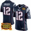 Tom Brady New England Patriots Super Bowl 38 Patch Jersey - All Stitched