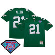 Eric Allen Philadelphia Eagles Kelly Green 75th Patch Jersey - All Stitched