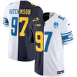 Aidan Hutchinson Detroit Lions Michigan Split Jersey - All Stitched