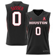 Houston Cougars Basketball Black Jersey - All Stitched