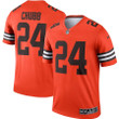 Cleveland Browns Nick Chubb Orange Jersey - All Stitched