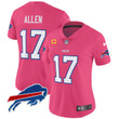 Women's Josh Allen Buffalo Bills Pink Jersey - All Stitched