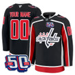 Washington Capitals 50th Anniversary Premium Custom Jersey - All Stitched