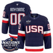 USA 4 Nations Face-Off 2025 Pro Custom Jersey - All Stitched