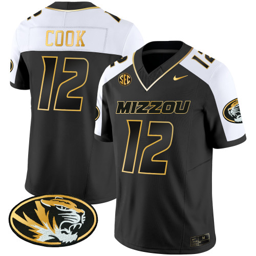 Men's Missouri Tigers Gold Vapor Jersey - All Stitched