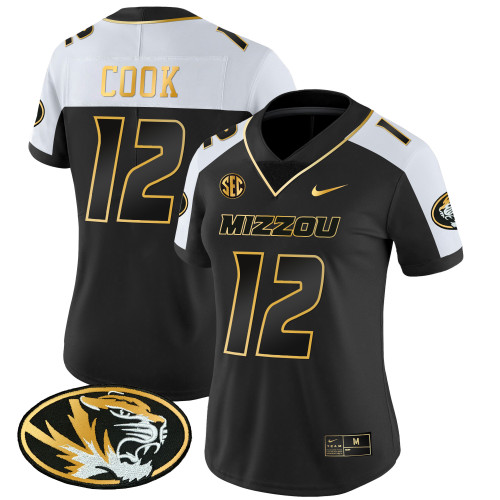 Women's Missouri Tigers Gold Vapor Jersey - All Stitched
