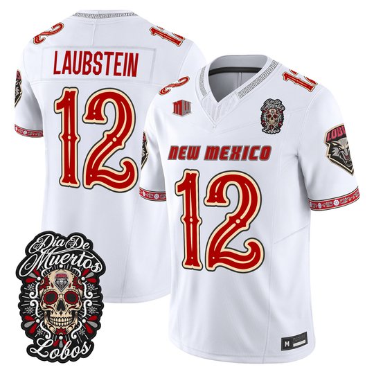 Men's New Mexico Lobos Día de los Muertos Vapor Limited Jersey - All Stitched