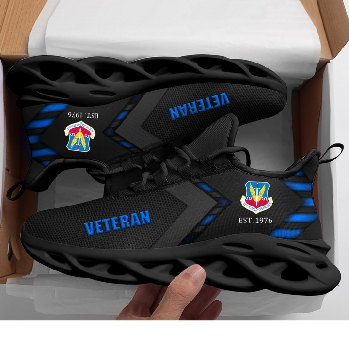 Air Force Veteran Custom Clunky Sneakers Division And Unit Personalized Gift 01