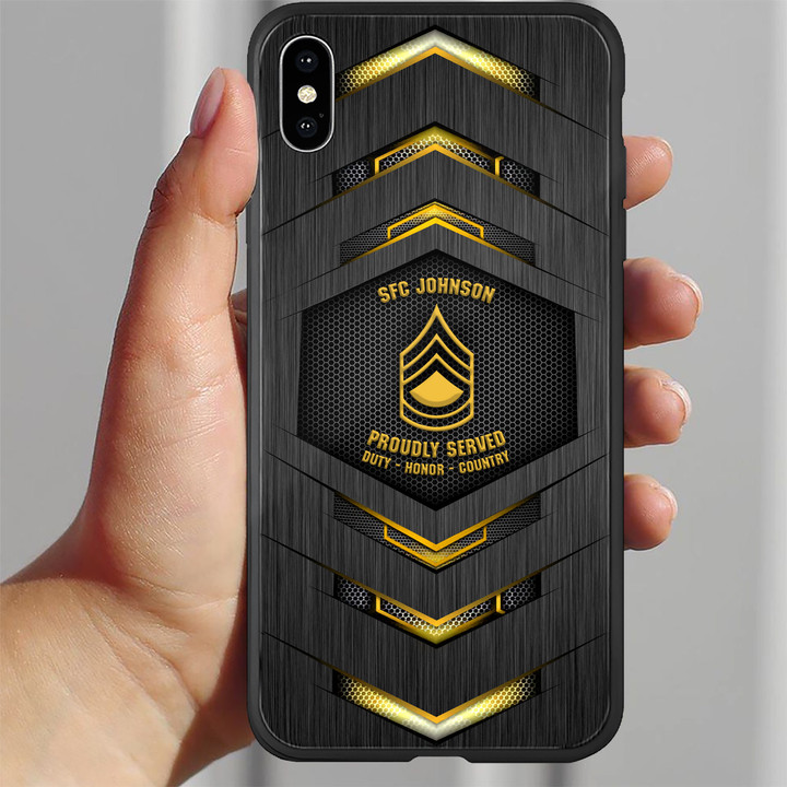 Army Veteran - Personalized Phone Case 03
