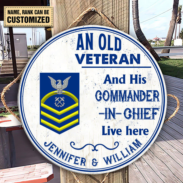 CG Veteran - Personalized Wooden Sign