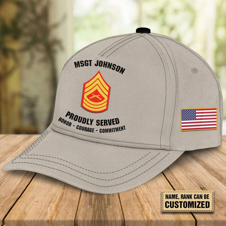 USMC Veteran Personalized Classic Cap