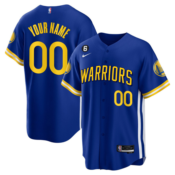 Golden State Warriors Baseball Custom Jersey - All Stitched
