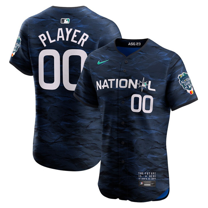 National League 2023 MLB All-Star Game Royal Custom Jersey - All Stitched