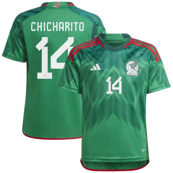 Chicharito Mexico National Team 2022 Home Jersey - All Stitched