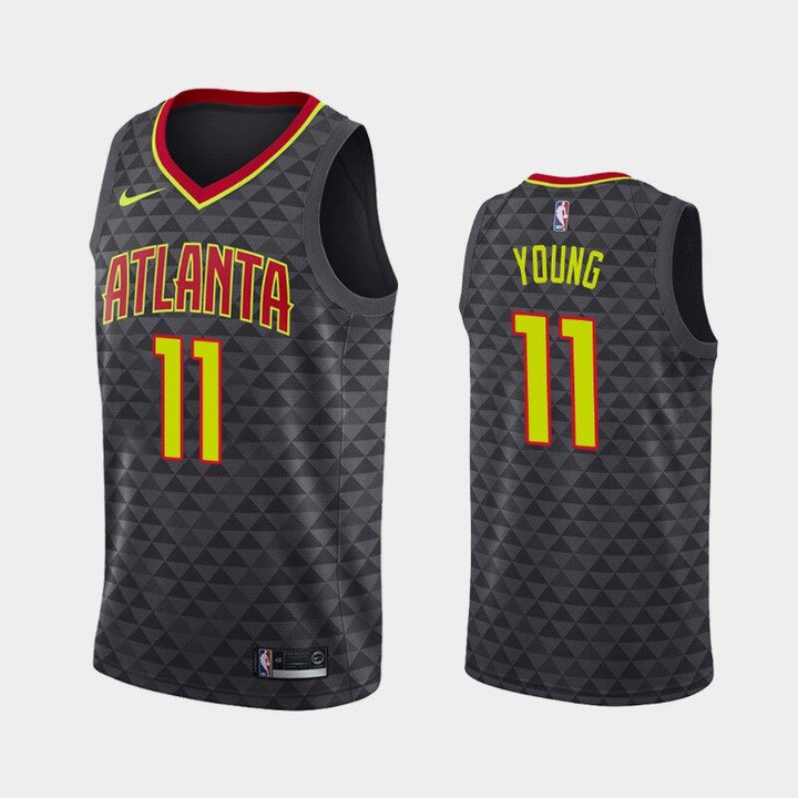 Trae Young Atlanta Hawks Black 2018 Jersey - All Stitched