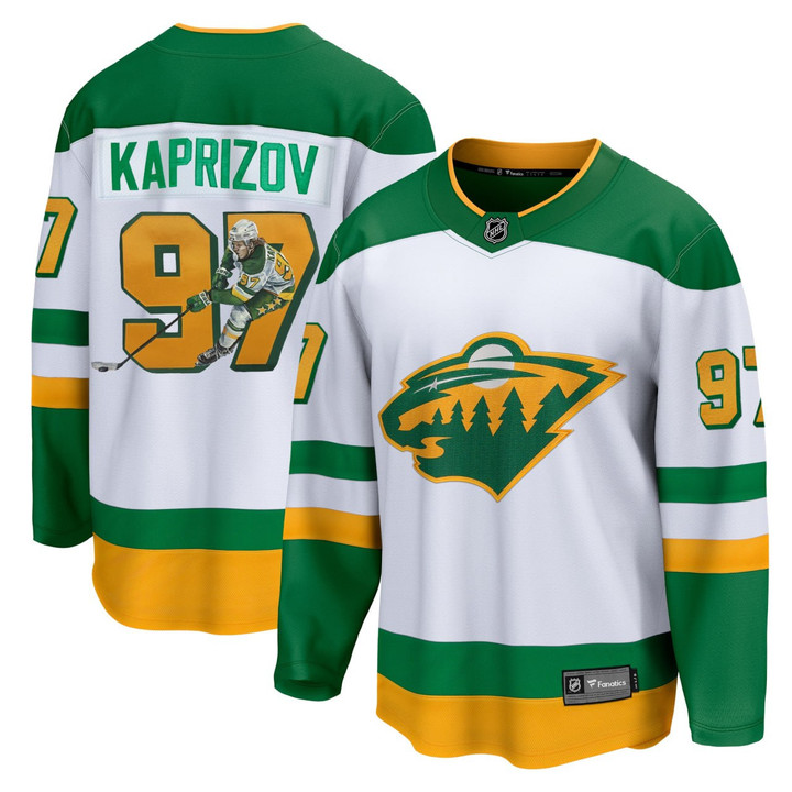 Kirill Kaprizov Minnesota Wild Reverse Retro Jersey - All Stitched