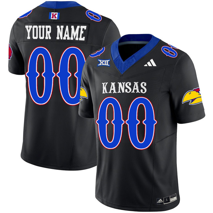 Kansas Football KU College Custom Jersey - All Stitched