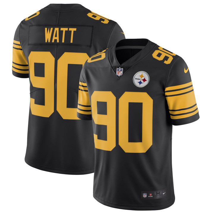 Pittsburgh Steelers T.J. Watt Color Rush Jersey - All Stitched