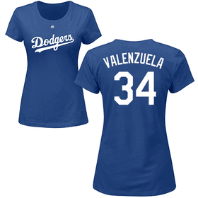 Women's Fernando Valenzuela Los Angeles Dodgers T-Shirt