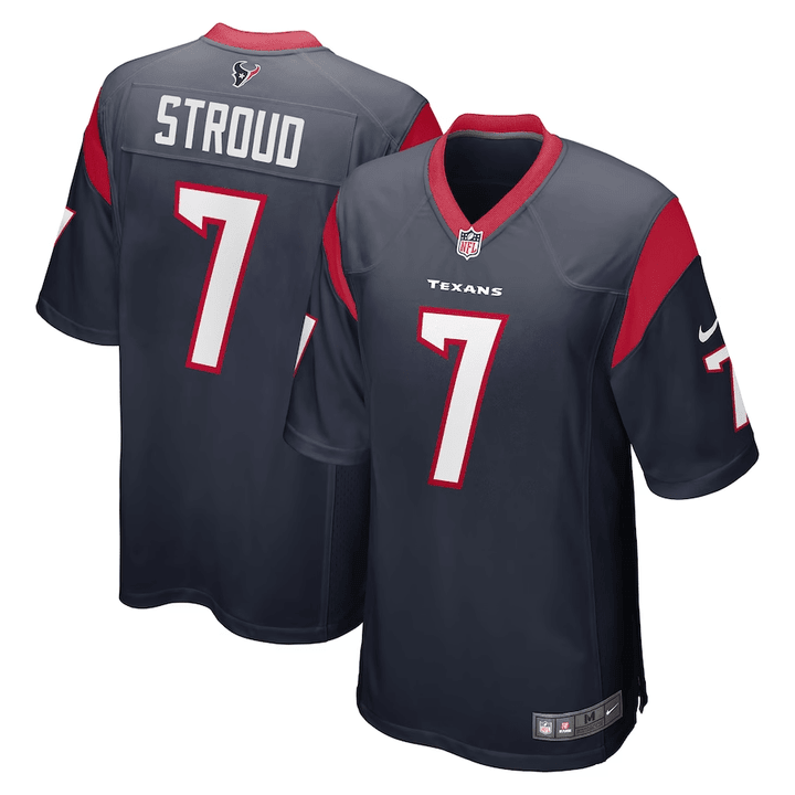 CJ Stroud Houston Texans Draft First Round Pick Game Jersey - All Stitched