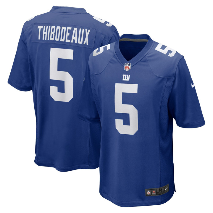 Kayvon Thibodeaux Giants Player Game Royal Jersey - All Stitched