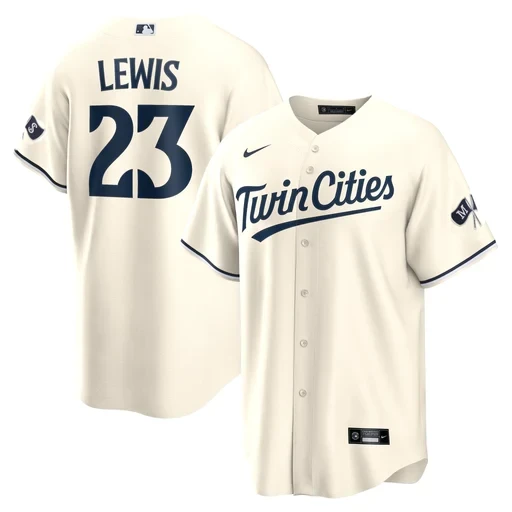 Royce Lewis Minnesota Twins Home Cream Jersey - All Stitched