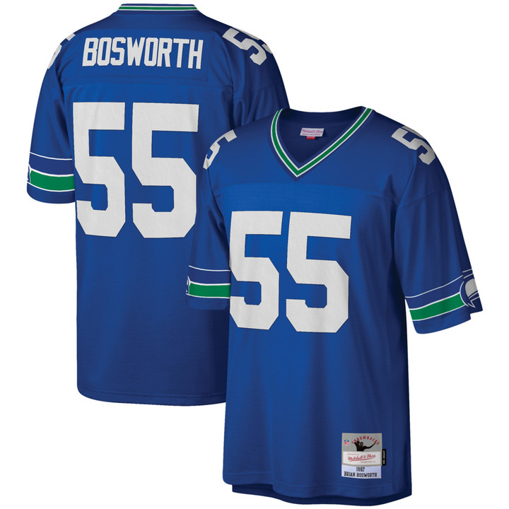 Brian Bosworth Seattle Seahawks Throwback Jersey – All Stitched