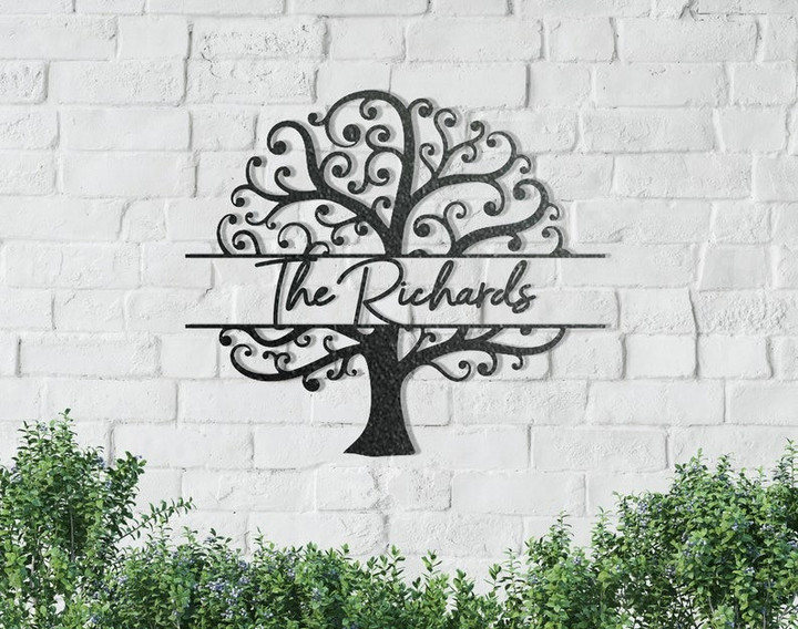 Tree Of Life - Personalized Metal Sign