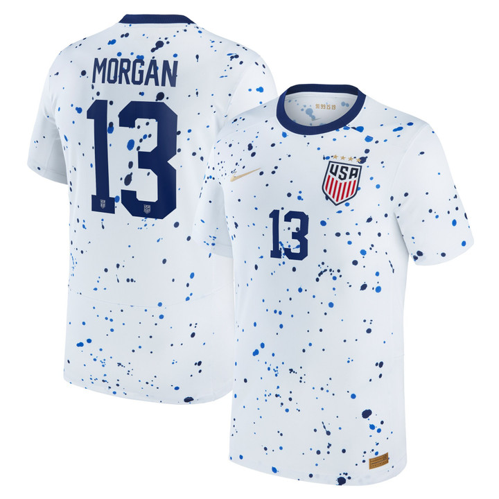 Alex Morgan USWNT 2023 Home Jersey - All Stitched