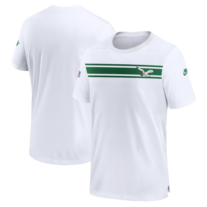 Philadelphia Eagles White T-Shirt - Printed