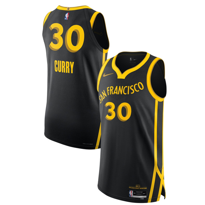 Curry Golden State Warriors 2023/24 City Edition Jersey - All Stitched