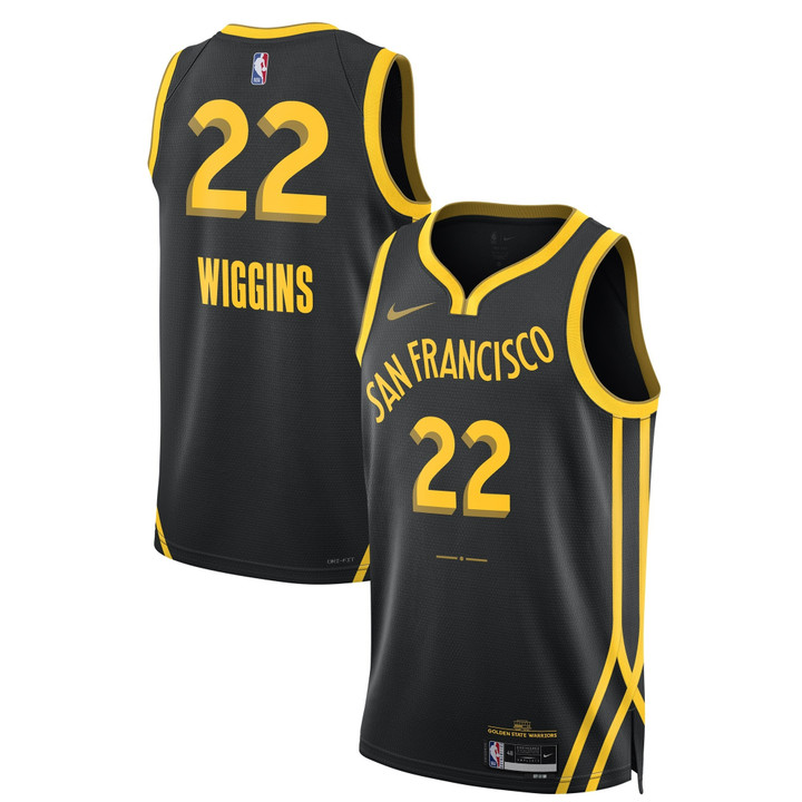 Andrew Wiggins Golden State Warriors 2023/24 Swingman City Edition Jersey - All Stitched