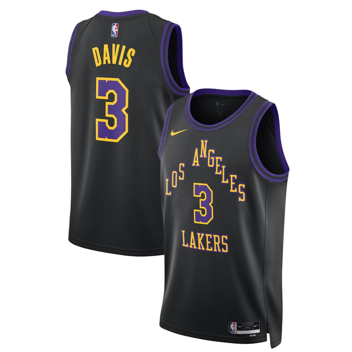 Anthony Davis Los Angeles Lakers 2023/24 Swingman City Edition Jersey - All Stitched