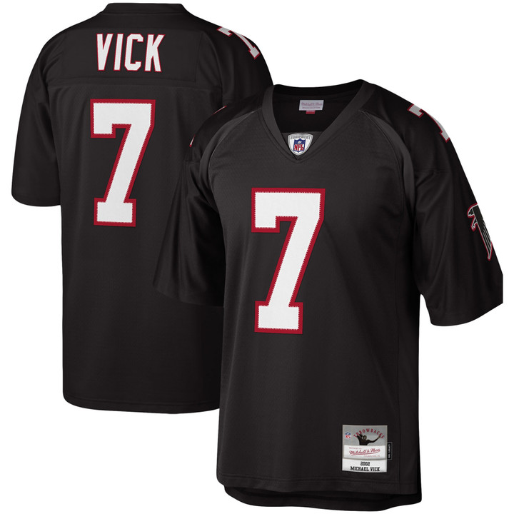 Michael Vick Atlanta Falcons Black Jersey - All Stitched