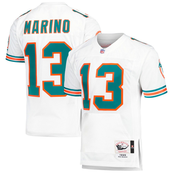 Dan Marino #13 Miami Dolphins 1995 Throwback Jersey - All Stitched