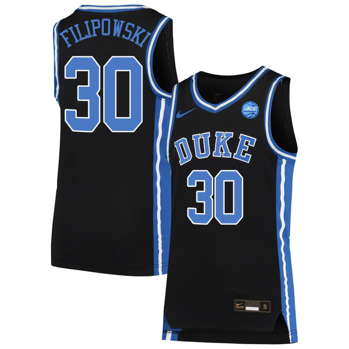 Kyle Filipowski #30 Black Basketball Jersey - All-stitched