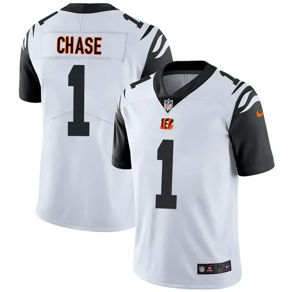 Ja'Marr Chase Cincinnati Bengals Color Rush Jersey - All Stitched