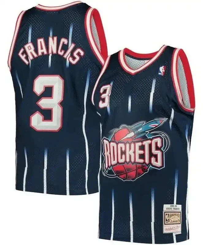 Steve Francis Houston Rockets Jersey- All Stitched