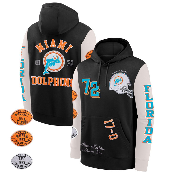 Miami Dolphins Hoodie - Stitched
