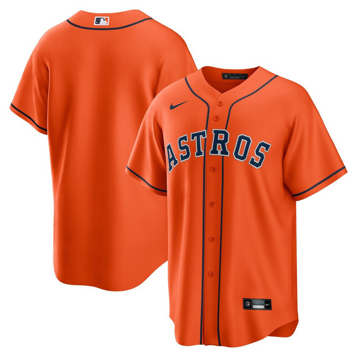 Houston Astros Orange Team Jersey - All Stitched