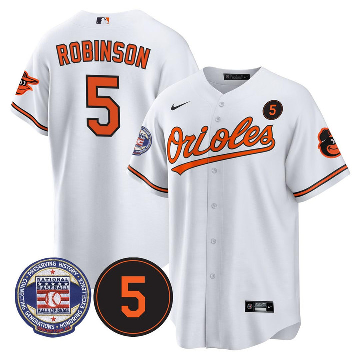 #5 Brooks Robinson Baltimore Orioles Jersey - Hall Of Fame Patch