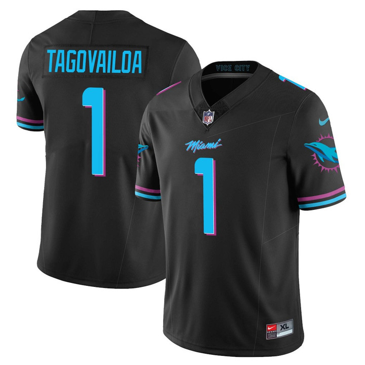 Men’s Miami Dolphins Vice City 2023 Jersey Concept - All Stitched