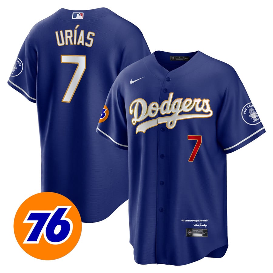 dodgers white and gold jersey