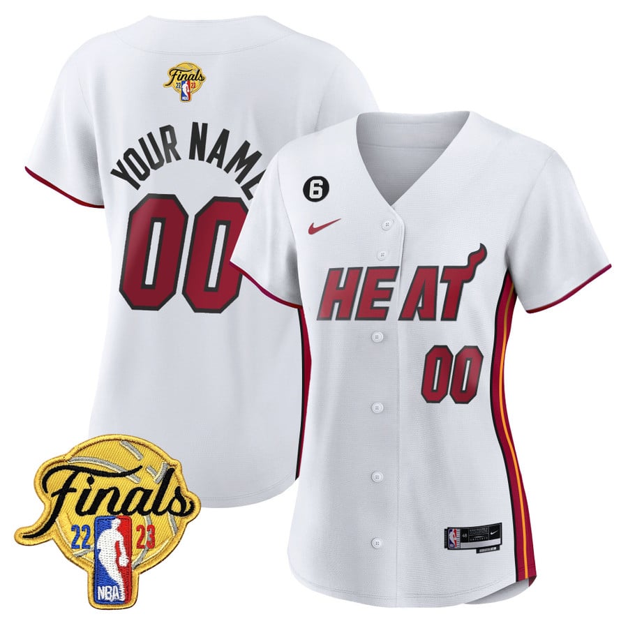 Miami Heat Baseball Custom Jersey - All Stitched - Vgear