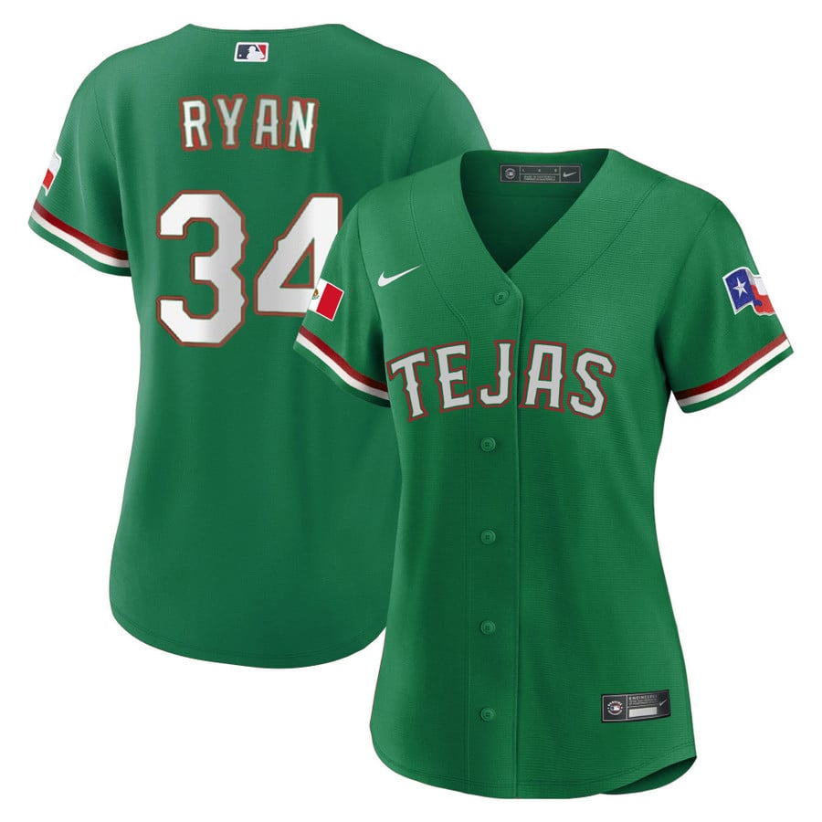 Men's Texas Rangers Mexican Cool Base Jersey - All Stitched - Vgearstore