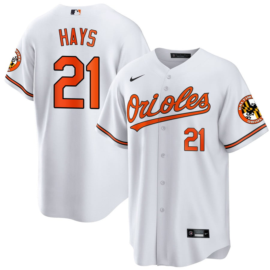 Baltimore Orioles Nike Official Replica Home Jersey - Mens with