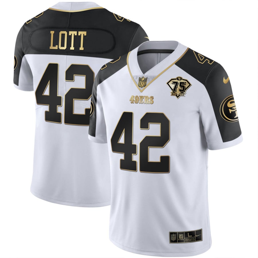 49ers jersey black and gold