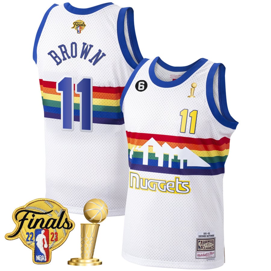 old denver nuggets rainbow jersey