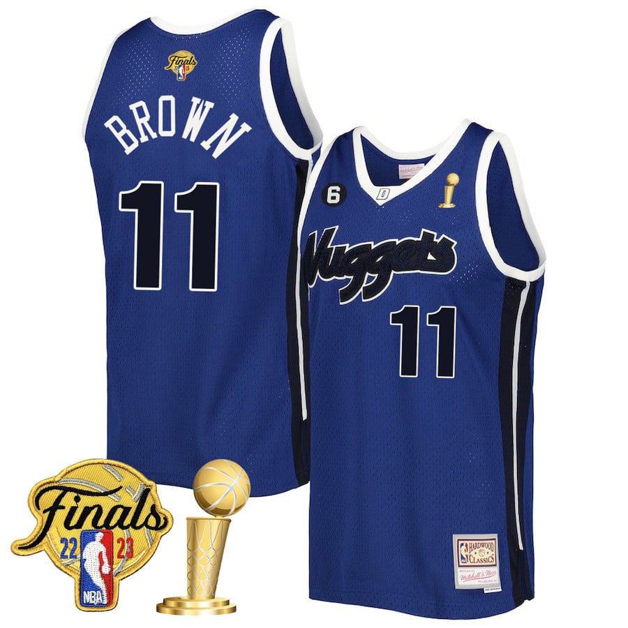 number 6 patch nba jersey