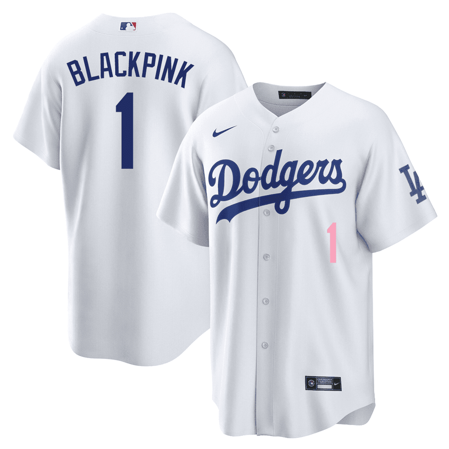 dodgers jersey black and white
